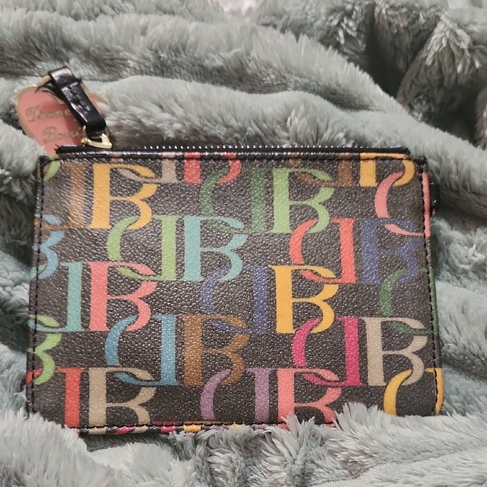Dooney & Bourke Multicolor Logo Wristlet
